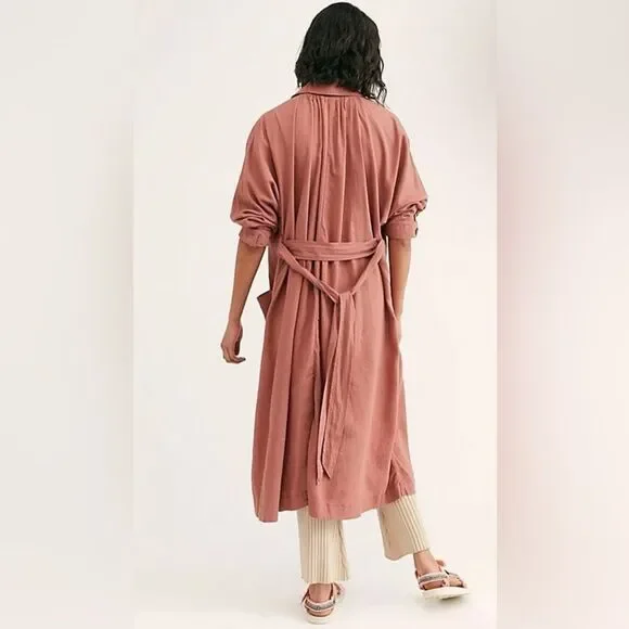 NWT Free People Meet Me In Montauk Duster Jacket